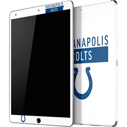 NFL Indianapolis Colts White Performance Series iPad Skins