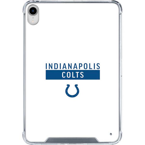 NFL Indianapolis Colts White Performance Series iPad 11th Gen (2025) Clear Case