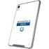 NFL Indianapolis Colts White Performance Series iPad 11th Gen (2025) Clear Case