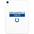NFL Indianapolis Colts White Performance Series Apple iPad Mini Skin