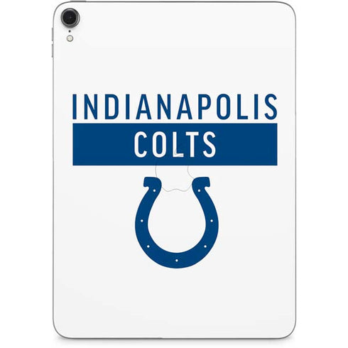 NFL Indianapolis Colts White Performance Series Apple iPad Pro Skin
