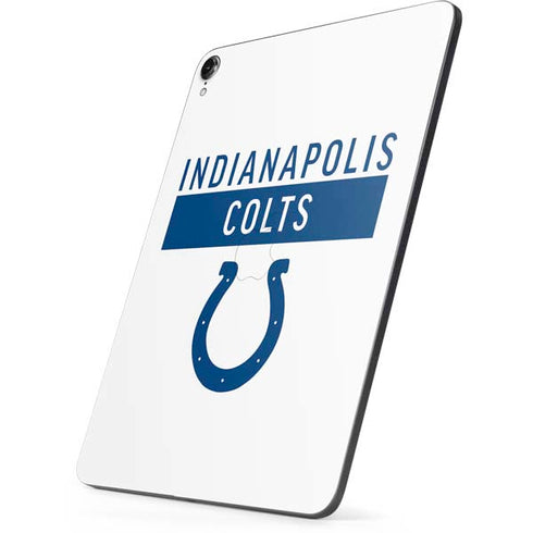 NFL Indianapolis Colts White Performance Series Apple iPad Pro Skin