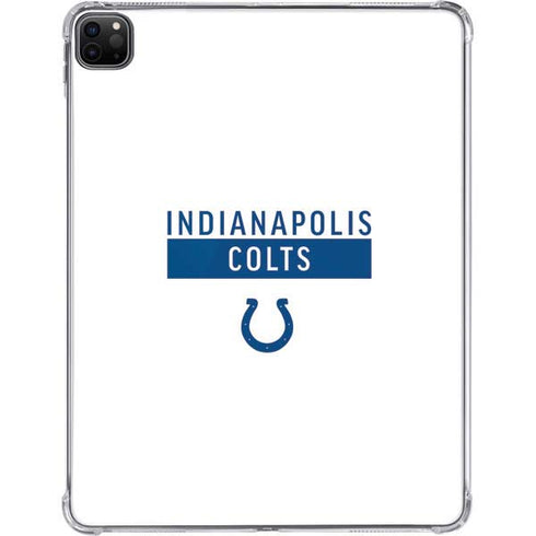 NFL Indianapolis Colts White Performance Series iPad Pro 11in (2024) Clear Case