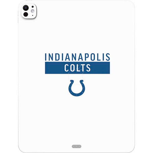 NFL Indianapolis Colts White Performance Series iPad Pro 13in M4 (2024) Skin