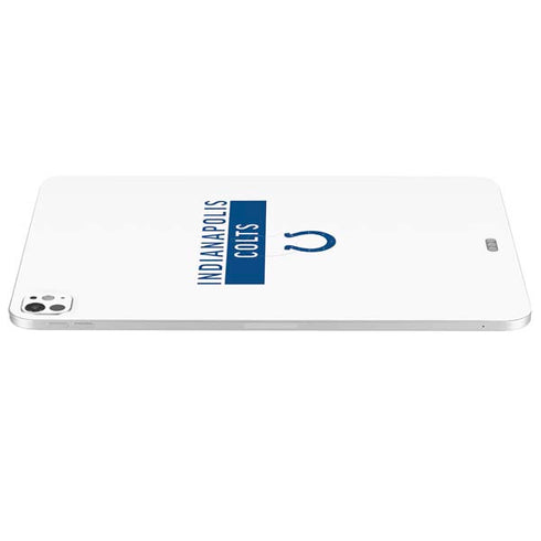 NFL Indianapolis Colts White Performance Series iPad Pro 13in M4 (2024) Skin