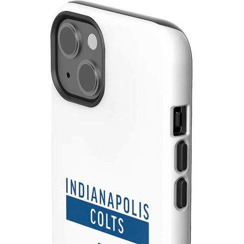 NFL Indianapolis Colts White Performance Series iPhone 15 Impact Case