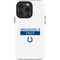 NFL Indianapolis Colts White Performance Series iPhone 15 Pro Impact Case