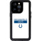 NFL Indianapolis Colts White Performance Series iPhone 15 Pro Waterproof Case