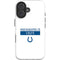 NFL Indianapolis Colts White Performance Series iPhone 16 Impact Case