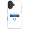 NFL Indianapolis Colts White Performance Series iPhone 16 Plus Impact Case