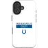 NFL Indianapolis Colts White Performance Series iPhone 16 Plus Impact Case