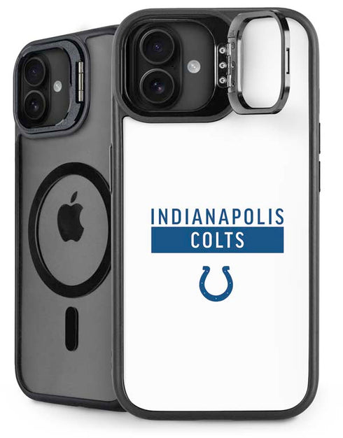 NFL Indianapolis Colts White Performance Series iPhone 16 Plus Kickstand Case