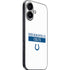 NFL Indianapolis Colts White Performance Series iPhone 16 Plus Skin