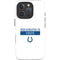 NFL Indianapolis Colts White Performance Series iPhone 16 Pro Impact Case