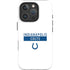 NFL Indianapolis Colts White Performance Series iPhone 16 Pro Max Impact Case