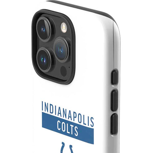 NFL Indianapolis Colts White Performance Series iPhone 16 Pro Max Impact Case