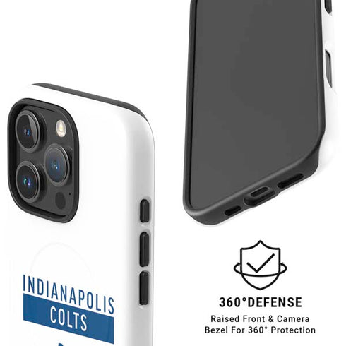 NFL Indianapolis Colts White Performance Series iPhone 16 Pro Max Magsafe Impact Case