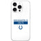 NFL Indianapolis Colts White Performance Series iPhone 16 Pro Skin