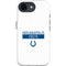 NFL Indianapolis Colts White Performance Series iPhone 16e Impact Case