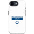 NFL Indianapolis Colts White Performance Series iPhone 16e Impact Case