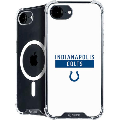 NFL Indianapolis Colts White Performance Series iPhone 16e MagSafe Case