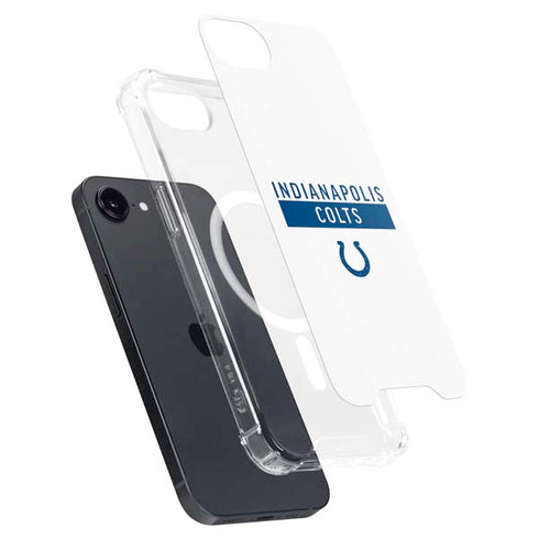 NFL Indianapolis Colts White Performance Series iPhone 16e MagSafe Case