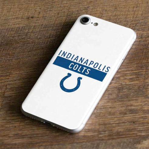 NFL Indianapolis Colts White Performance Series iPhone 8 Skin