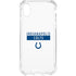 NFL Indianapolis Colts White Performance Series iPhone XS Clear Case