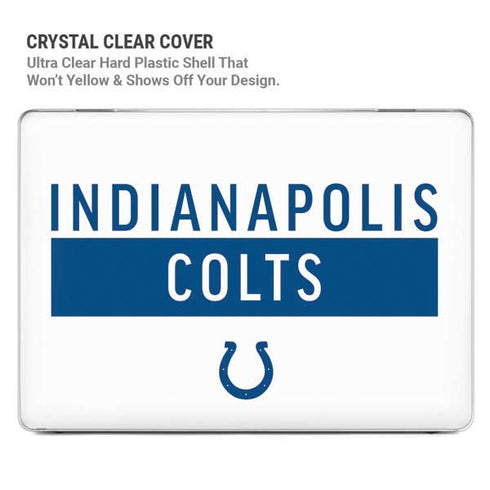 NFL Indianapolis Colts White Performance Series MacBook Pro 14in (2021-24) Case plus Skin