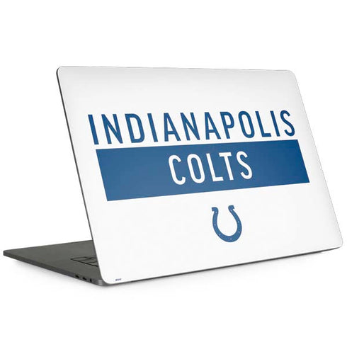 NFL Indianapolis Colts White Performance Series MacBook Skins