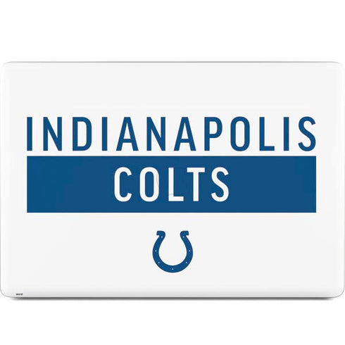 NFL Indianapolis Colts White Performance Series MacBook Skins