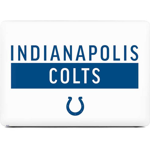 NFL Indianapolis Colts White Performance Series Apple MacBook Pro 16-inch Skin