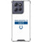 NFL Indianapolis Colts White Performance Series Moto G 5G (2025) Clear Case