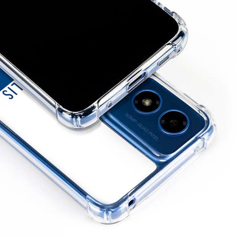 NFL Indianapolis Colts White Performance Series Moto G 5G (2024) Clear Case