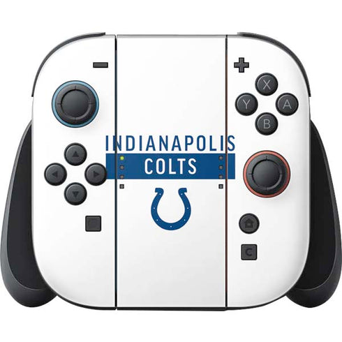 NFL Indianapolis Colts White Performance Series Nintendo Skins