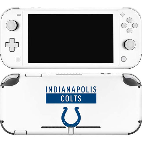 NFL Indianapolis Colts White Performance Series Nintendo Skins