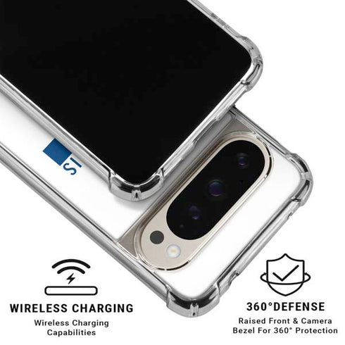 NFL Indianapolis Colts White Performance Series Pixel 9 Pro XL Clear Case