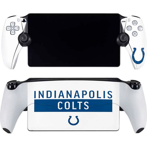 NFL Indianapolis Colts White Performance Series PlayStation Portal Remote Player Skin