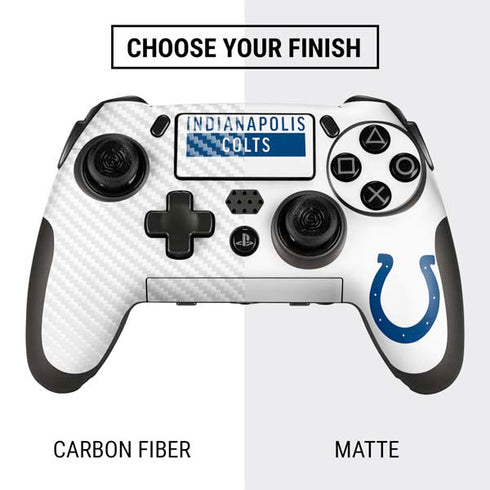 NFL Indianapolis Colts White Performance Series PlayStation Scuf Vantage 2 Controller Skin