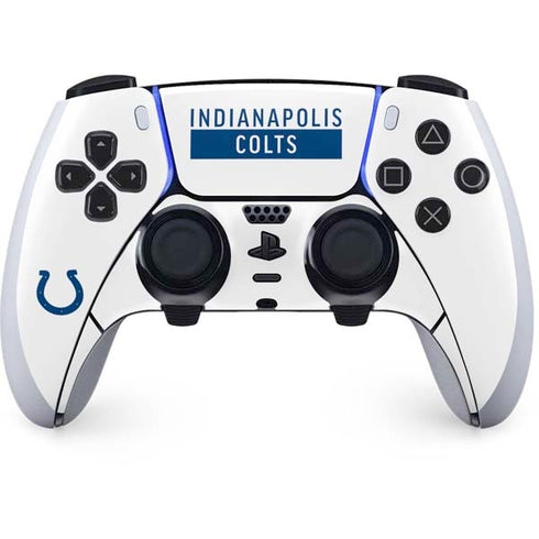 NFL Indianapolis Colts White Performance Series PlayStation PS5 Skins