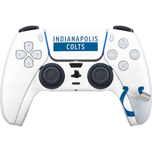 NFL Indianapolis Colts White Performance Series PS5 Pro Disk Bundle Skin