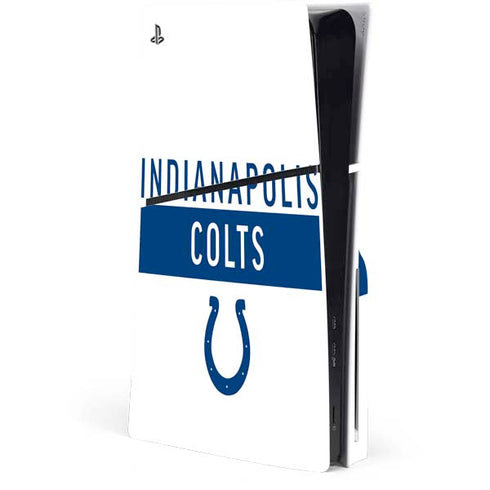 NFL Indianapolis Colts White Performance Series PlayStation PS5 Skins