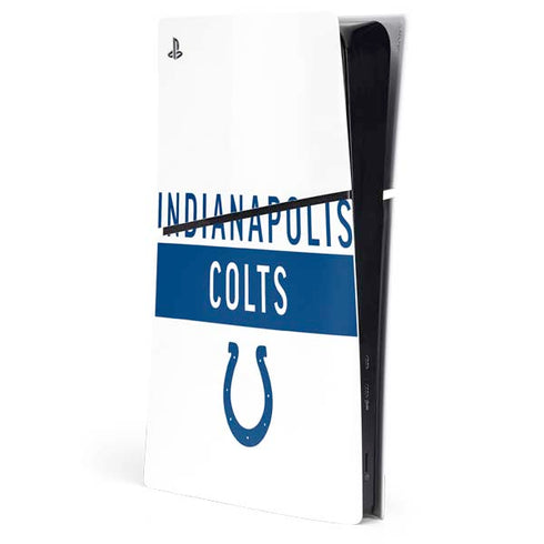 NFL Indianapolis Colts White Performance Series PlayStation PS5 Skins
