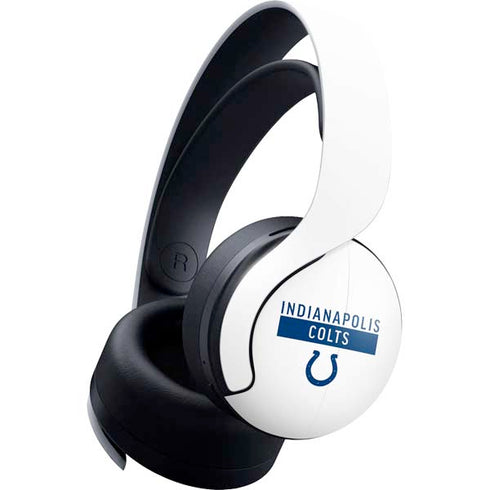 NFL Indianapolis Colts White Performance Series PULSE 3D Wireless Headset for PS5 Skin