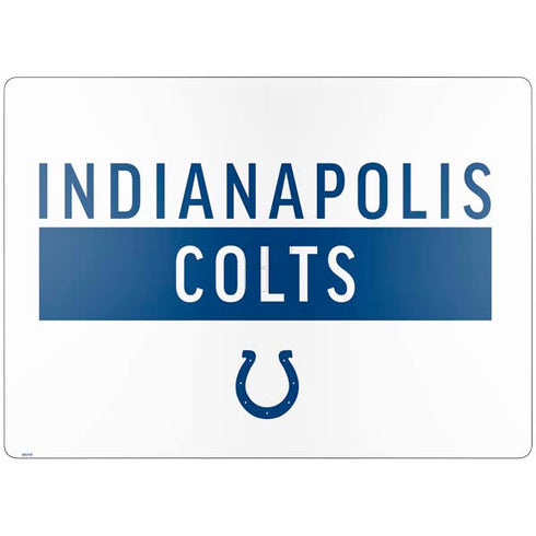 NFL Indianapolis Colts White Performance Series Surface Laptop 7 13.8in Skin