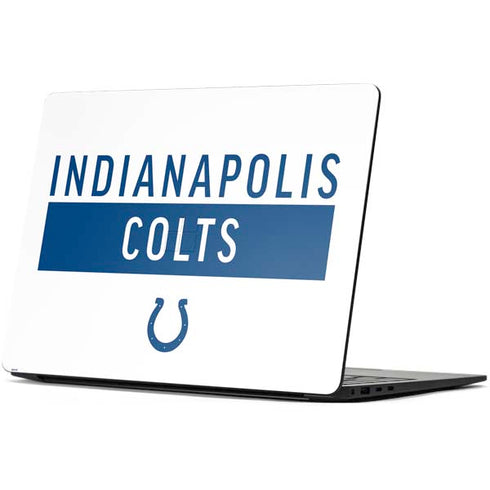 NFL Indianapolis Colts White Performance Series Surface Laptop 7 15in Skin