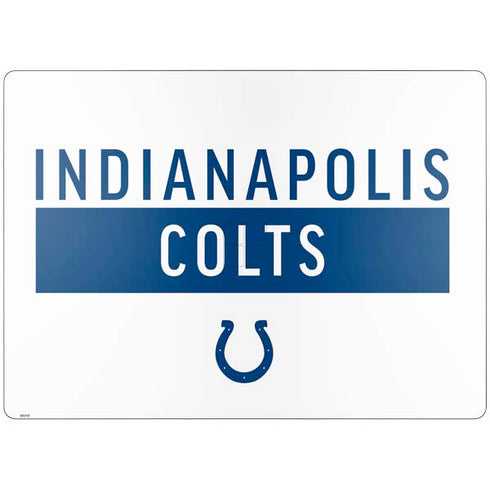 NFL Indianapolis Colts White Performance Series Surface Laptop 7 15in Skin