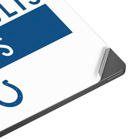 NFL Indianapolis Colts White Performance Series Surface Laptop 7 15in Skin