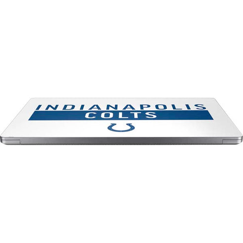 NFL Indianapolis Colts White Performance Series Laptop Skins