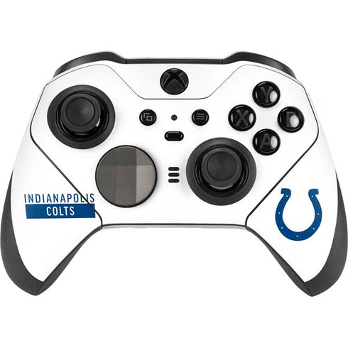NFL Indianapolis Colts White Performance Series Xbox Elite Wireless Controller Series 2 Skin